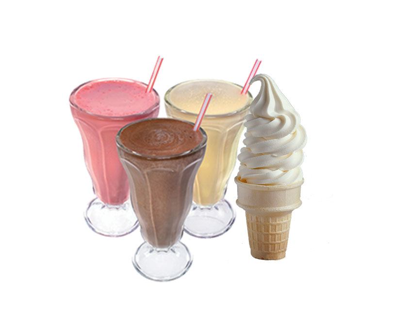 Add flavors to your selection of ice cream and other frozen desserts