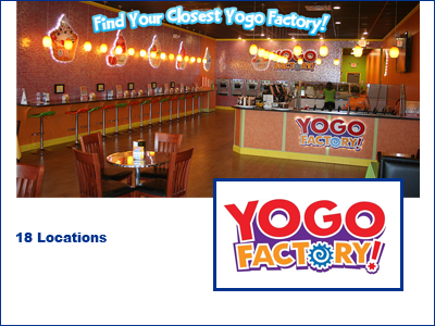 yogo factory frozen yogurt shop