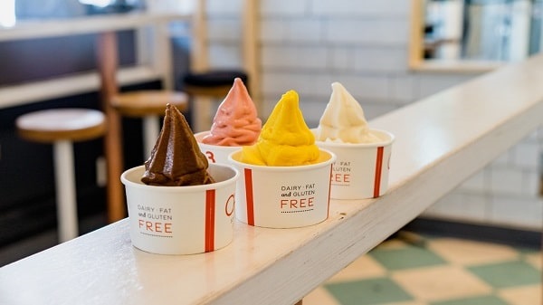 soft serve ice cream assortment of flavors