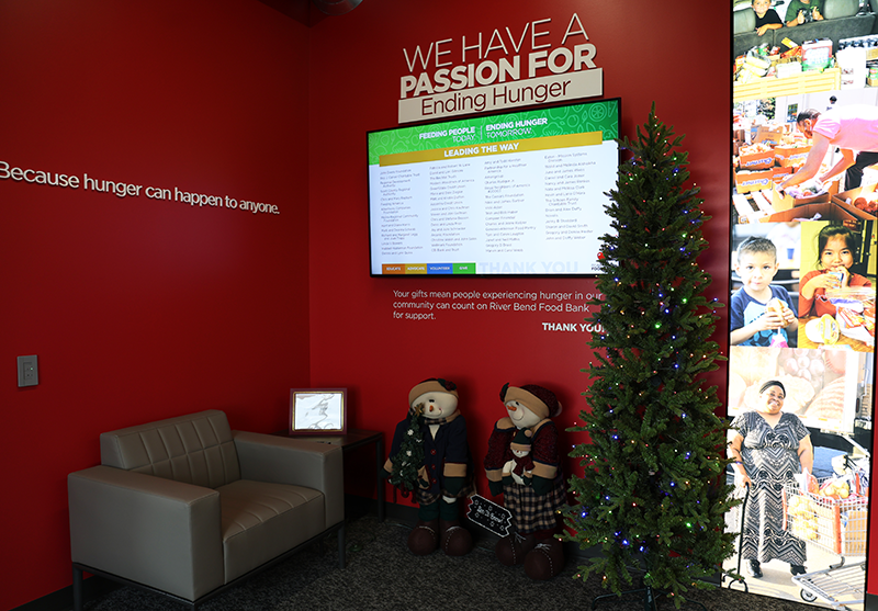 Headquarters of River Bend Foodbank located in Davenport, Iowa.
