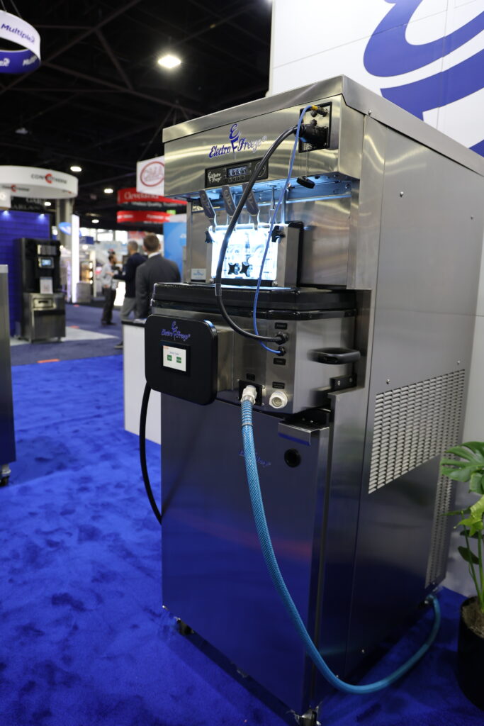 The new Electro Freeze cleaning system