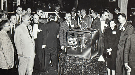 Electro Freeze was attending some of the first trade shows in the industry, showing off our innovation of frozen treat machines